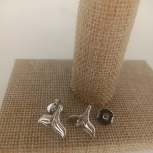 Brinco Cauda de Sereia Banhado a Ródio