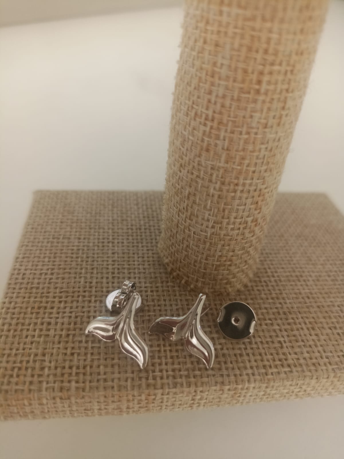 Brinco Cauda de Sereia Banhado a Ródio